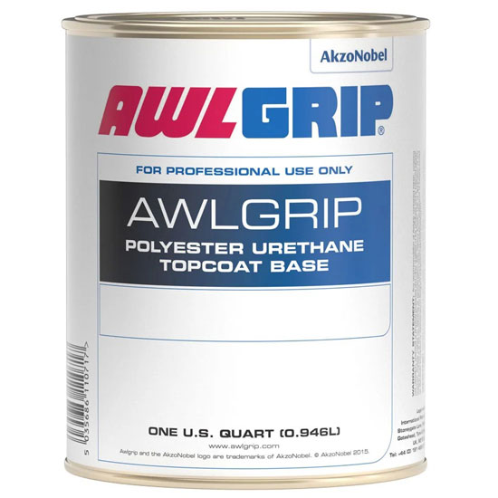 AWLGRIP TOPCOAT PAINT MEDIUM PEARL GRAY QUART