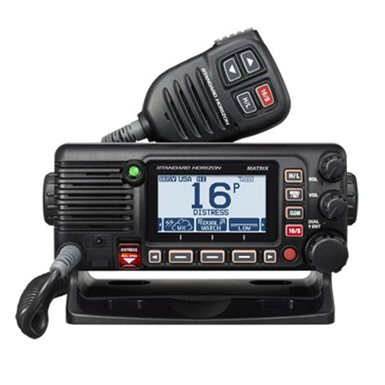 STANDARD HORIZON VHF RADIO GX2410GPS MATRIX AIS/GPS/NMEA2000 BLACK