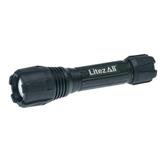 LITEZALL 1000 LUMEN RECHARGEABLE TACTICAL FLASHLIGHT