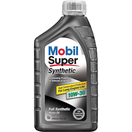 MOBIL SUPER SYNTHETIC 10W-30 OIL 1 QUART