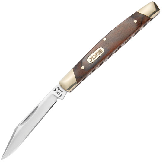 BUCK KNIFE POCKET SOLO 3" WOODGRAIN HANDLE