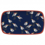 CAROLING SEAGULLS RECTANGULAR APPETIZER TRAY