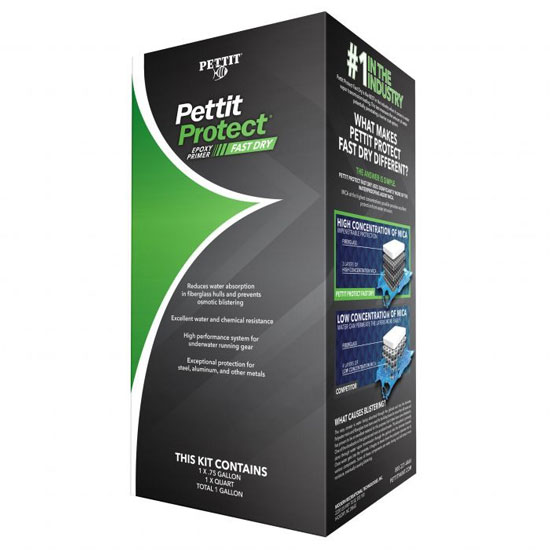 PETTIT PAINT PROTECT FAST DRY EPOXY PRIMER KIT GRAY GALLON