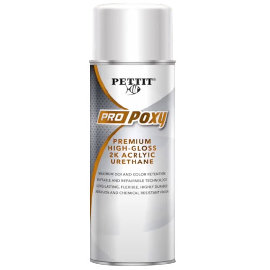 PETTIT PAINT PROPOXY AEROSOL SPRAY TOPSIDE PAINT VIVID RED