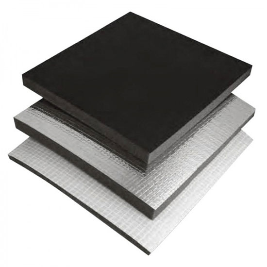 SOUNDOWN SOUND DAMPING SHEET 1/4" X 4.5' W BY FOOT BLACK