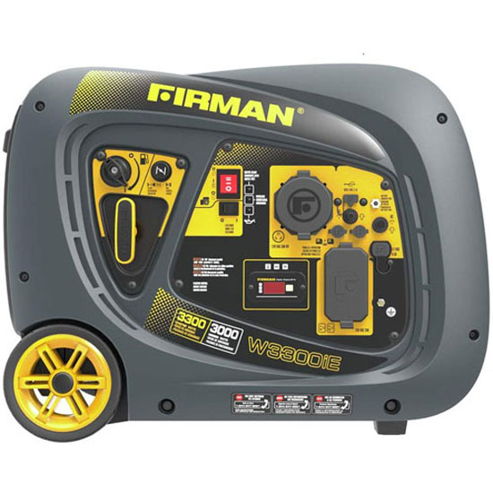 FIRMAN W03082 WHISPER SERIES 3000 WATT ELECTRIC START GENERATOR