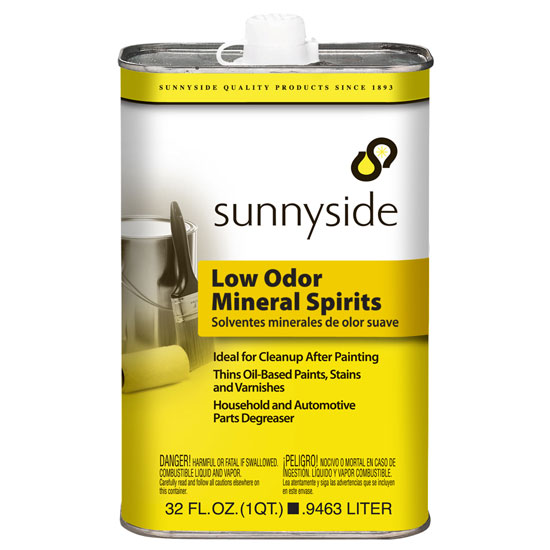 SUNNYSIDE LOW ODOR MINERAL SPIRITS QUART