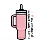 EMOTIONAL SUPPORT WATER BOTTLE WEATHERPROOF STICKER