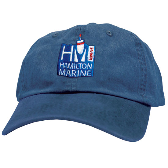 HAMILTON MARINE COMMERCIAL FISHING LOGO HAT NAVY