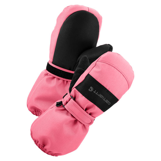 CARHARTT YOUTH MITTENS INSULATED WATERPROOF PINK