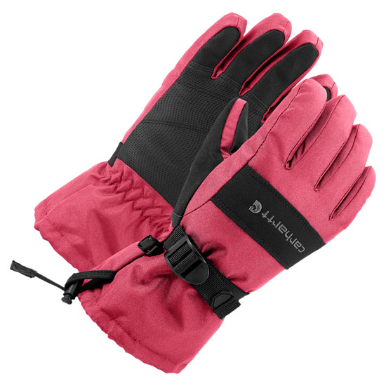 CARHARTT JUNIOR GLOVES INSULATED WATERPROOF PINK X-LARGE