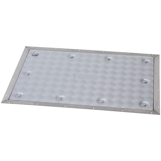 ANCHOR HATCHES ANODIZED ALUMINUM RECTANGLE 24" X 36"