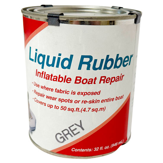 LIQUID RUBBER FOR INFLATABLES GRAY QUART