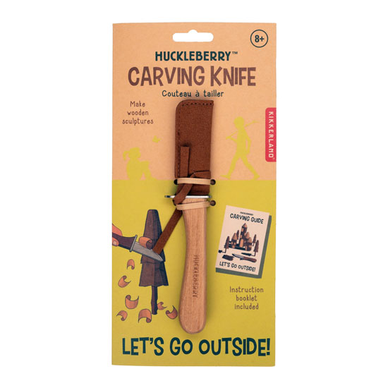 KIKKERLAND HUCKLEBERRY CARVING KNIFE KID-FRIENDLY