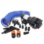 JABSCO HOTSHOT HD5 WASHDOWN PUMP KIT W/ 25' HOSECOIL 12 VOLT 5 GPM 70PSI