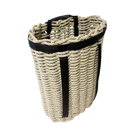 ROPE PACK BASKET DARK TAN NO LINER