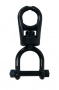 SWIVEL BREAKAWAY 600# BLACK WITH 1.63" SHACKLE (BY/EA)