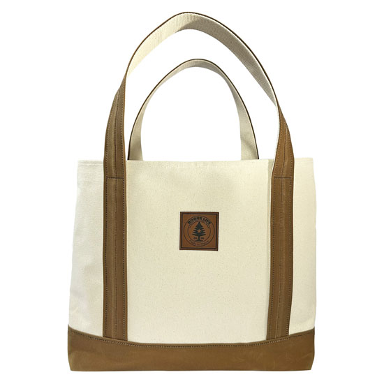 ROGUE LIFE LARGE TAN WAX CANVAS TOTE BAG