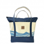 ROGUE LIFE X-LARGE TASTE THE SEAS ZIP TOP CANVAS TOTE BAG