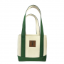 ROGUE LIFE SMALL GREEN CANVAS TOTE BAG