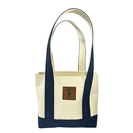 ROGUE LIFE SMALL NAVY CANVAS TOTE BAG