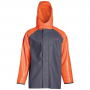 GRUNDENS HAULER JACKET HI-VIS ORANGE/GRAY LARGE