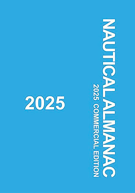 BOOK NAUTICAL ALMANAC 2025 COMMERCIAL EDITION