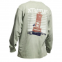 XTRATUF BUOY LONG SLEEVE SHIRT ICEBERG GREEN SMALL