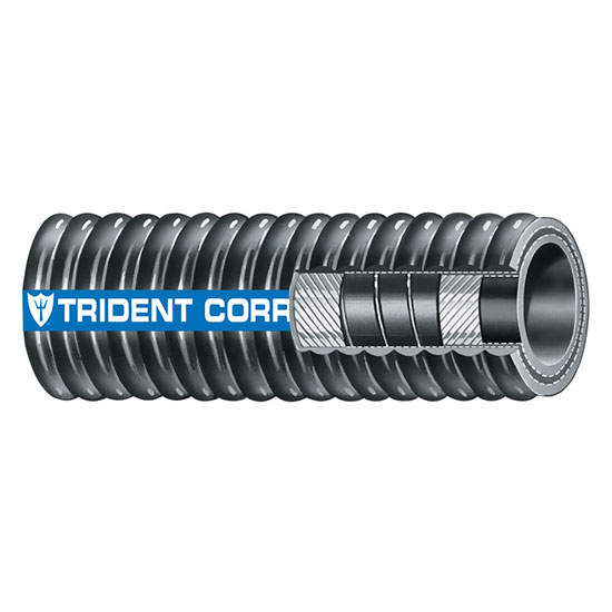 TRIDENT SERIES 252 EXTRA-FLEX WET EXHAUST/WATER HOSE 3-1/2" (BY FOOT)