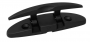 SEA DOG OVAL FOLDING CLEAT BLACK POWDER COATED HIDDEN HEX BOLTS 5"
