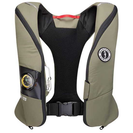 MUSTANG SURVIVAL ELITE 120 LIFE JACKET EVERGLADE GREEN