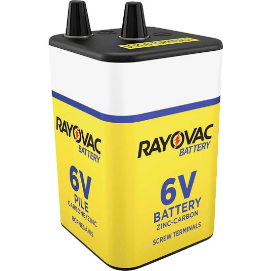 BATTERY LANTERN 6 VOLT SCREW TOP RAYOVAC 6V