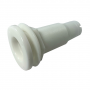 SEA DOG THRU HULL ACETAL WHITE 1-1/2"