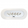 SCANDVIK 1000 LUMEN FLUSH MOUNT SPREADER LED LIGHT WITH WHITE TRIM