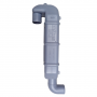 VETUS WATERLOCK GOOSE NECK LT40 1-9/16" FIXED PORTS