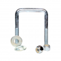 U-BOLT 7/16" X 2 1/16" SQ ZINC W/NUTS & WASHER