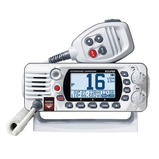 STANDARD HORIZON ECLIPSE GX1410 FIXED MOUNT VHF RADIO WHITE