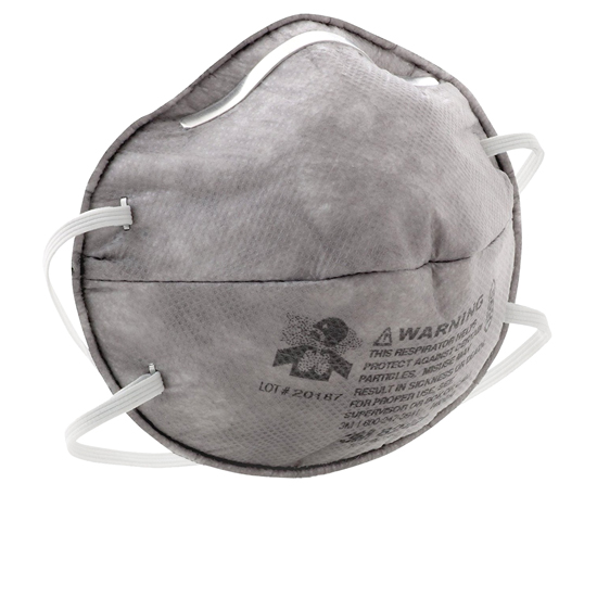 3M PARTICULATE RESPIRATOR CHARCOAL R95 ORGANIC VAPOR BOX OF 20