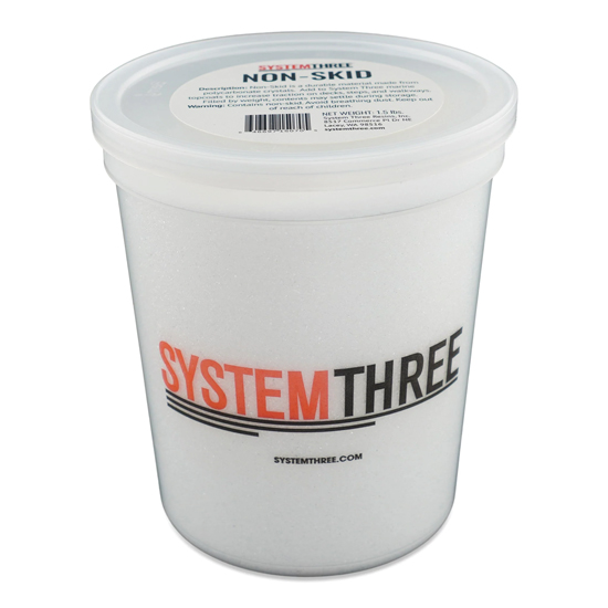 SYSTEM THREE PAINT NONSKID ADDITIVE QUART