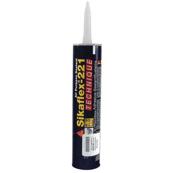 CAULKING SIKAFLEX 221 ADHESIVE/SEALANT FAST CURE WHITE 10.3 OZ