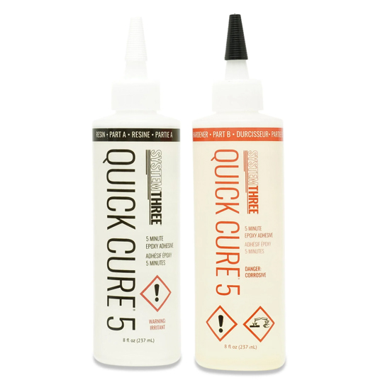 SYSTEM THREE QUICK CURE KIT 5 MINUTE EPOXY (1 QUART)