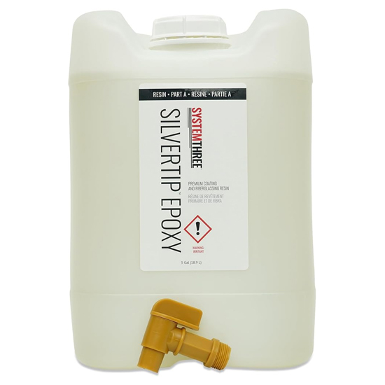 SYSTEM THREE EPOXY RESIN LAMINATE LOW VISC SILVERTIP 5 GAL