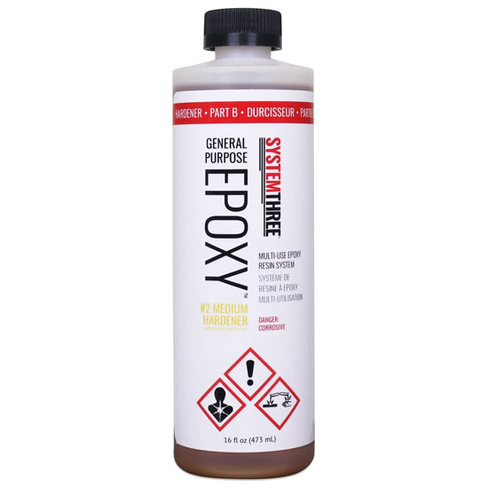 SYSTEM THREE EPOXY HARDENER MEDIUM MULTI-PURPOSE PINT