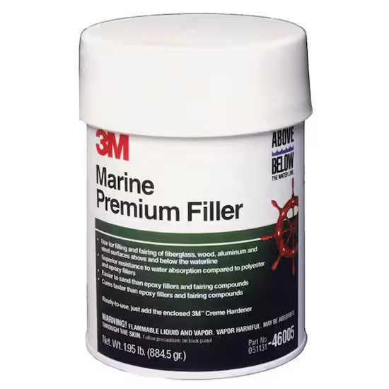 3M MARINE PREMIUM FILLER VINYLESTER QUART