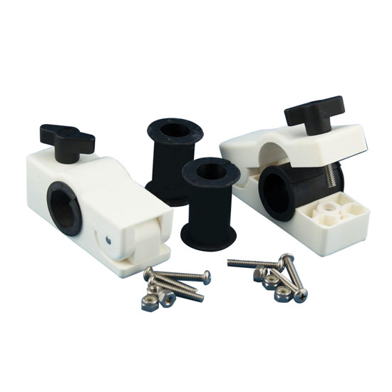 RAIL FITTING CLAMP-ON JAW NYLON 3/4" 1" & 1 1/4"