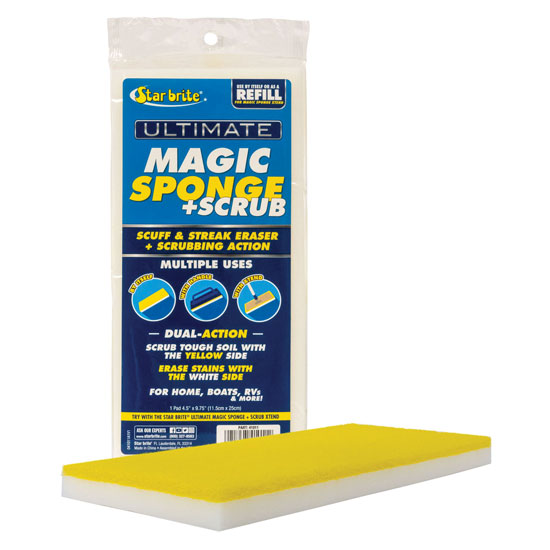 STAR BRITE&REG; ULTIMATE MAGIC SPONGE & SCRUBBER PAD