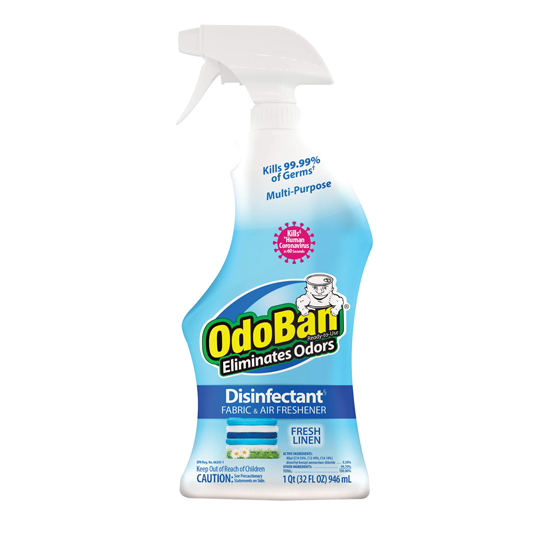 ODOBAN&REG 32OZ DISINFECTANT SPRAY FRESH LINEN SCENT