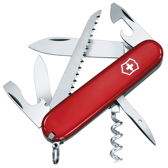 VICTORINOX RED CAMPER 13-IN-1 POCKET KNIFE