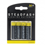 STEADFAST ALKALINE AA BATTERIES (4 PACK)