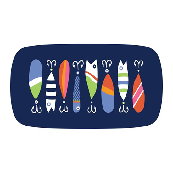 MERRITT 13.75" X 7.75" LURES APPETIZER TRAY